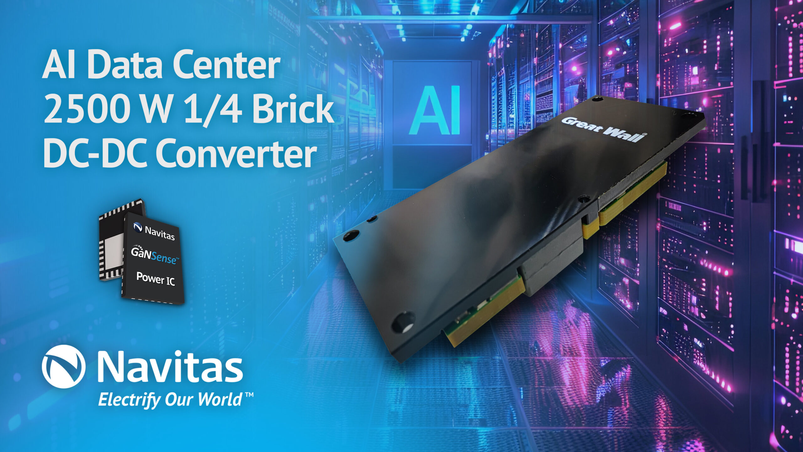 navitas-partners-with-great-wall-for-next-generation-400v-dc-power-architecture-for-ai-data-centers
