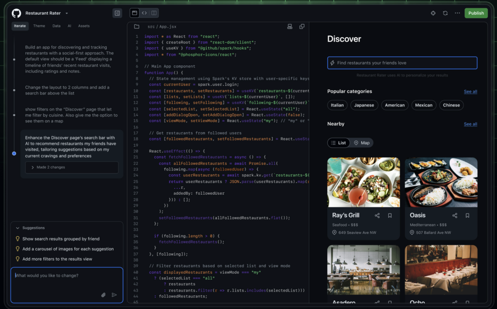 github-introduces-vibe-coding-with-spark:-revolutionizing-intelligent-app-development-in-a-flash