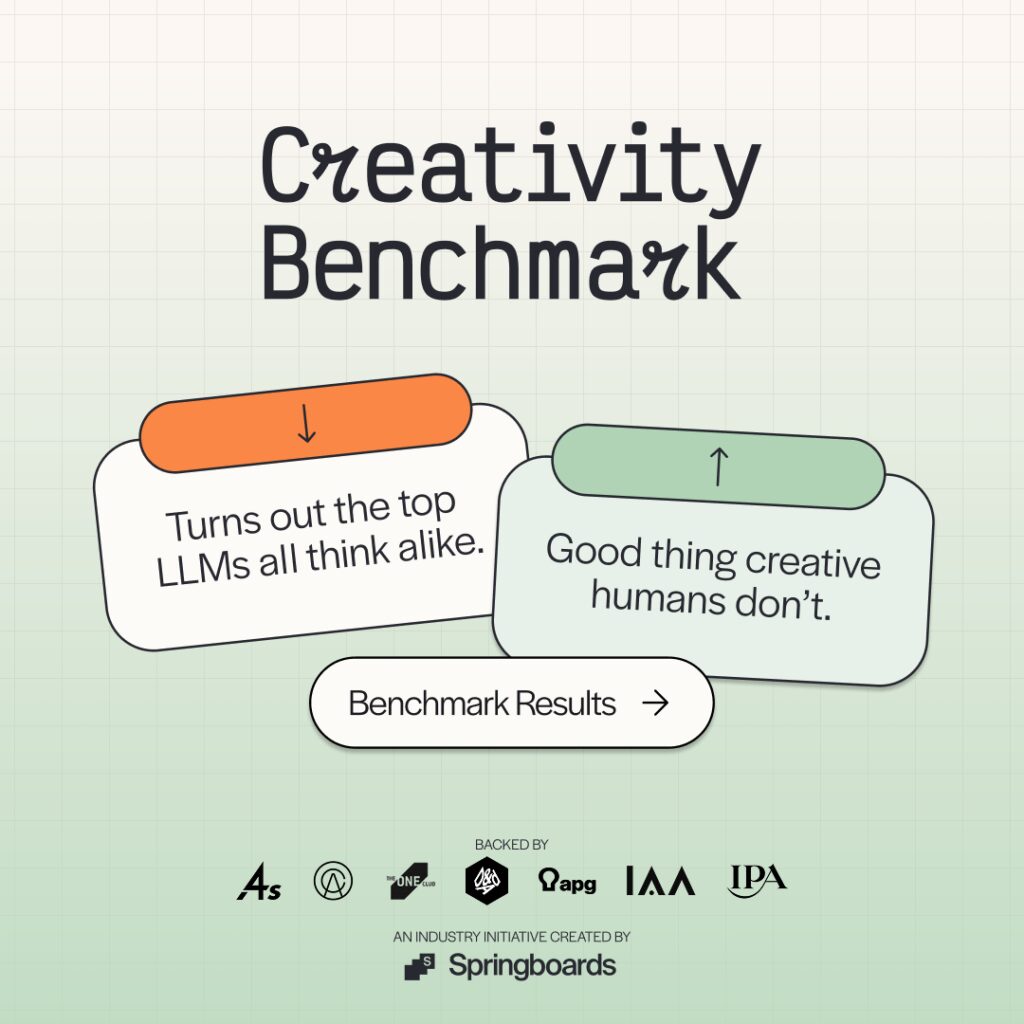 world’s-first-llm-benchmark-for-creativity-finds-ai-tools-are-more-similar-than-you-think