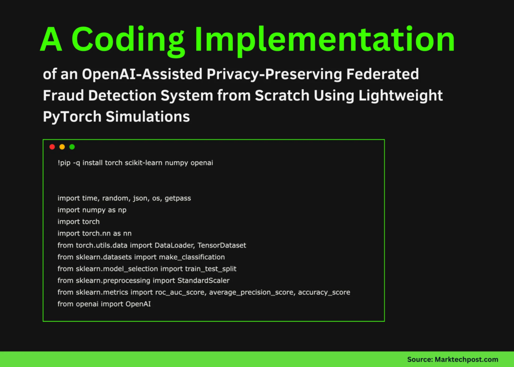 a-coding-implementation-of-an-openai-assisted-privacy-preserving-federated-fraud-detection-system-from-scratch-using-lightweight-pytorch-simulations