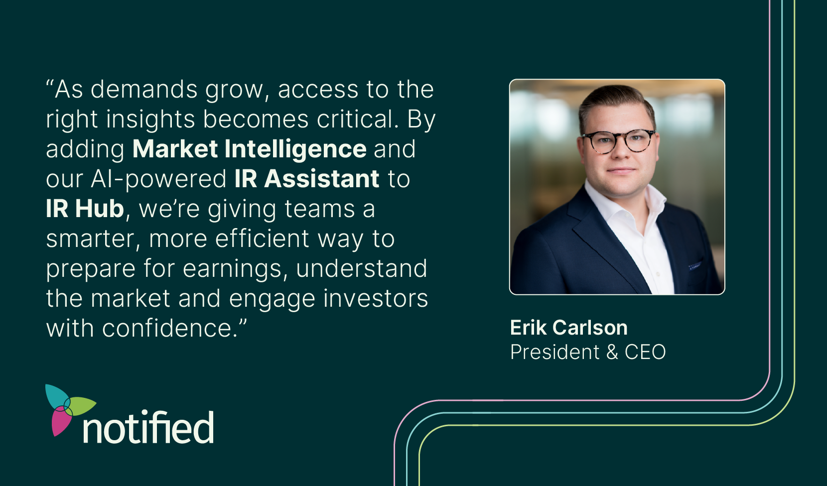 notified-adds-market-intelligence-to-ir-hub making-earnings-call-preparation-easier