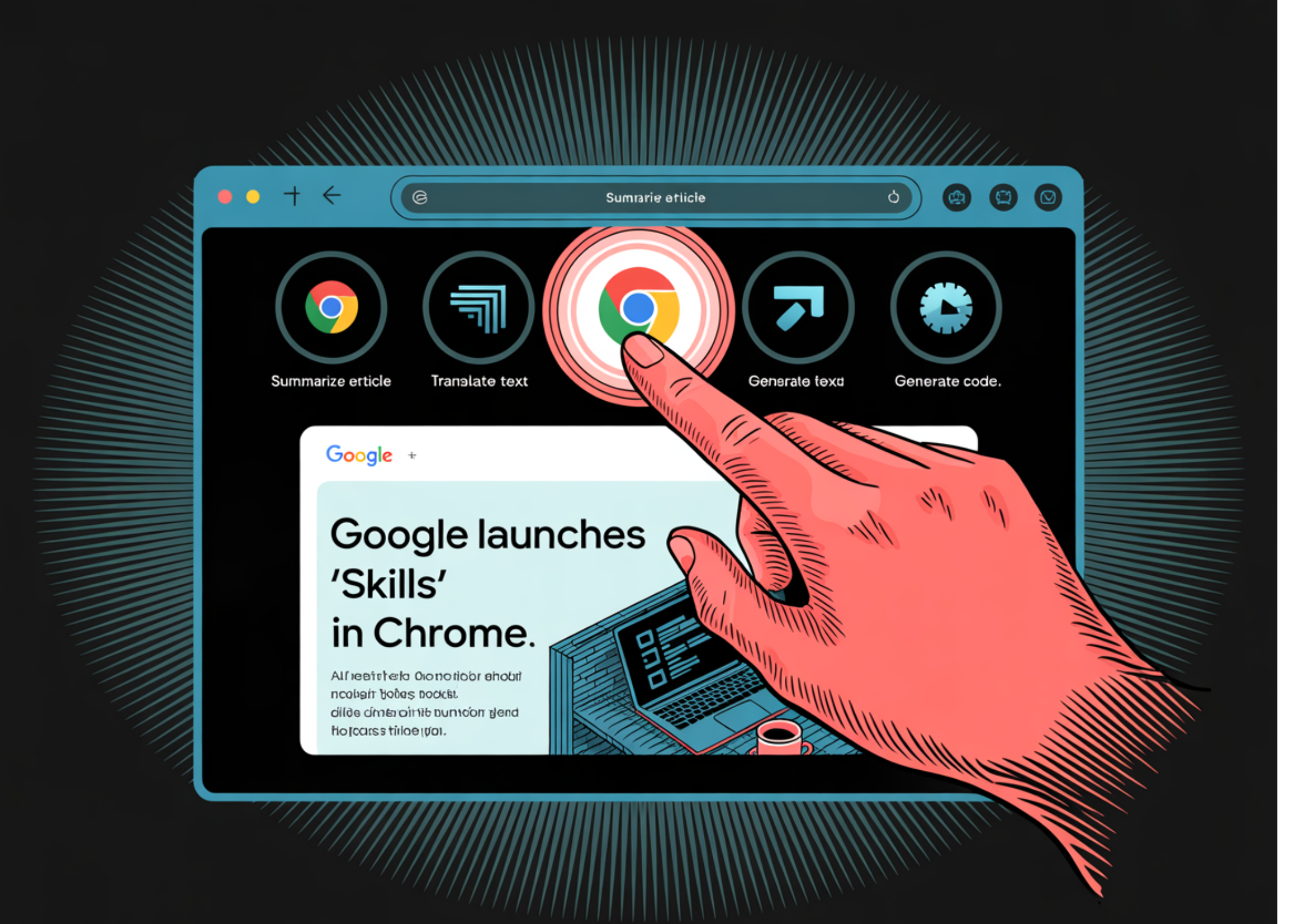 google-launches-‘skills’-in-chrome:-turning-reusable-ai-prompts-into-one-click-browser-workflows