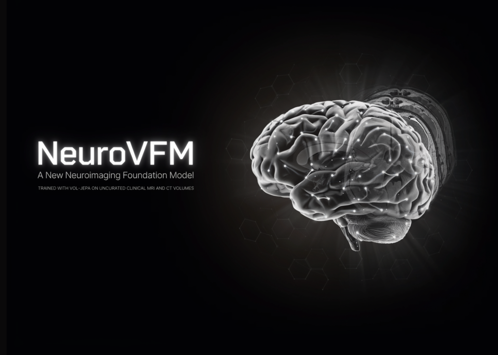 meet-neurovfm:-a-new-neuroimaging-foundation-model-trained-with-vol-jepa-on-uncurated-clinical-mri-and-ct-volumes