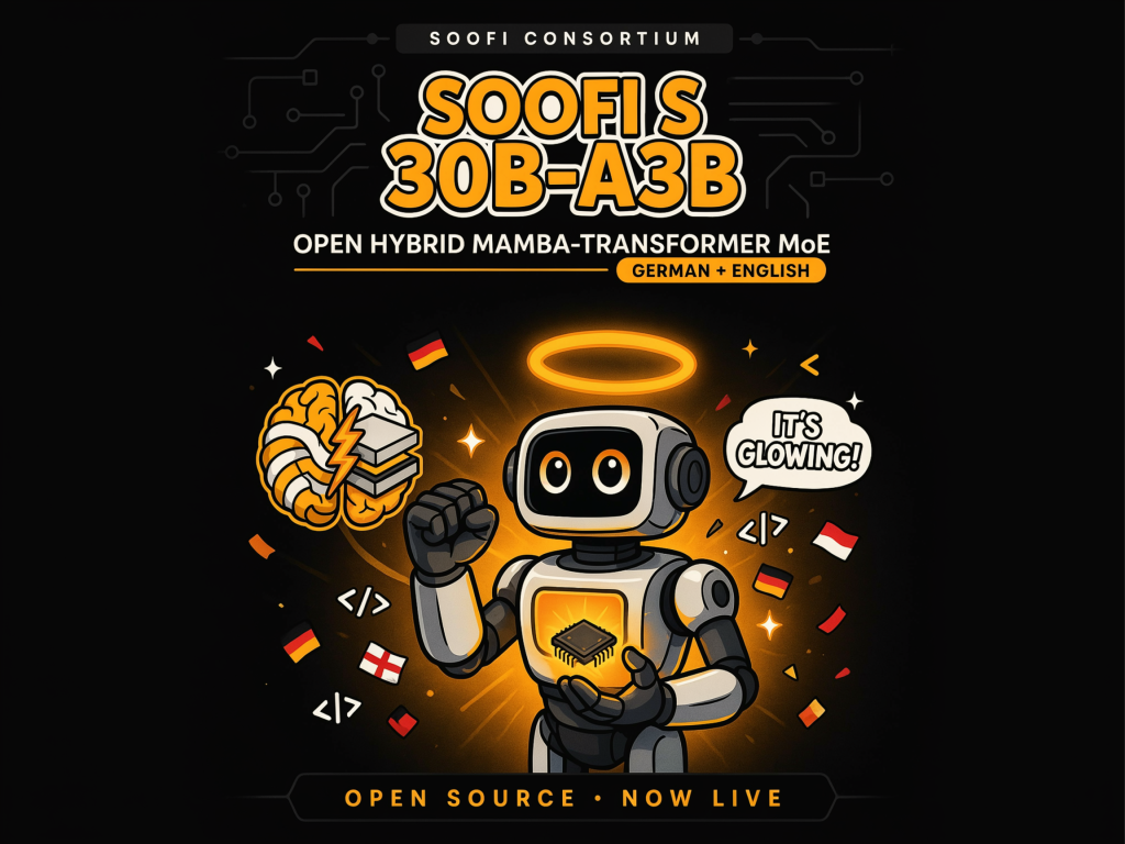 soofi-consortium-releases-soofi-s-30b-a3b:-an-open-hybrid-mamba-transformer-moe-foundation-model-for-german-and-english