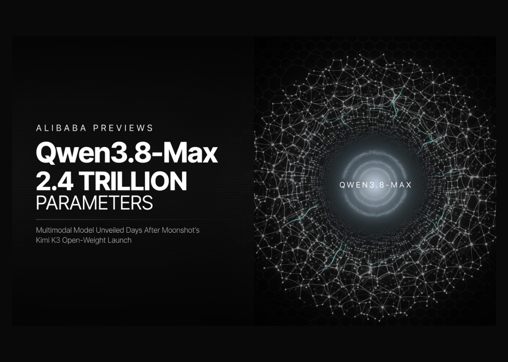 alibaba-previews-qwen38-max,-a-2.4-trillion-parameter-multimodal-model,-days-after-moonshot’s-kimi-k3-open-weight-launch