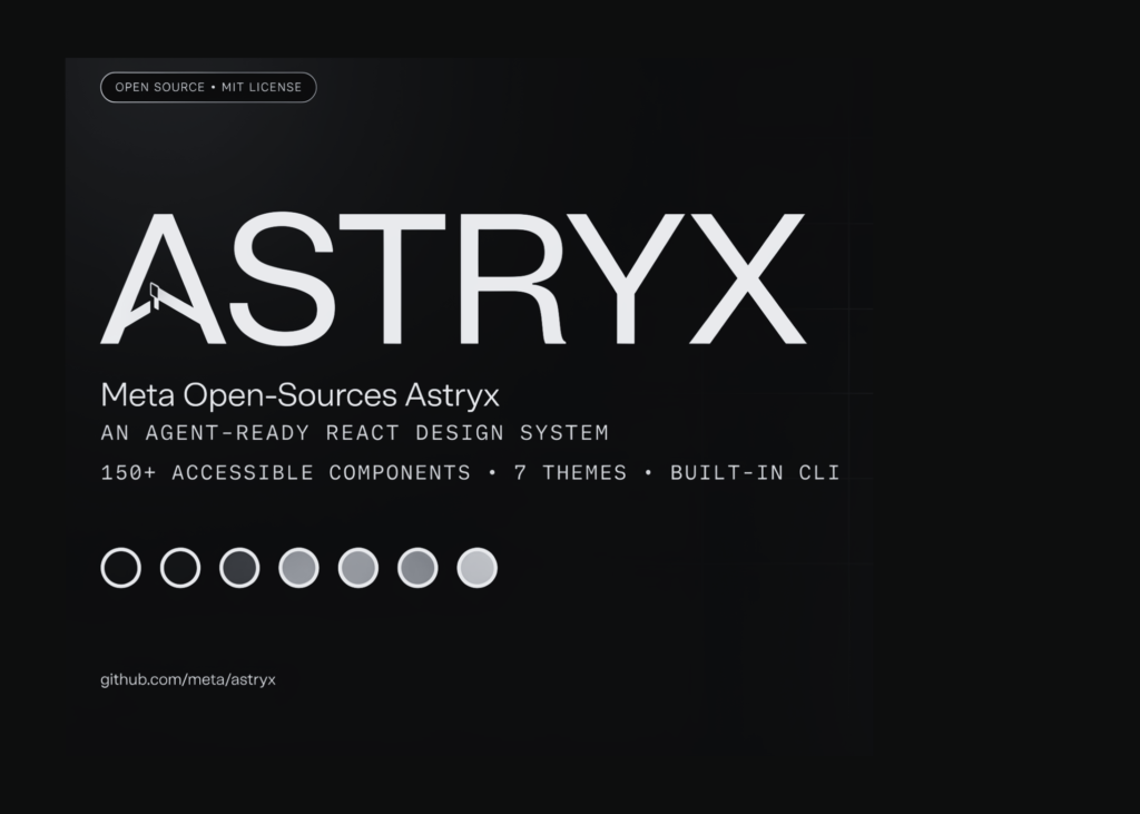 meta-open-sources-astryx:-an-agent-ready-react-design-system-with-150+-accessible-components,-seven-themes,-and-a-cli