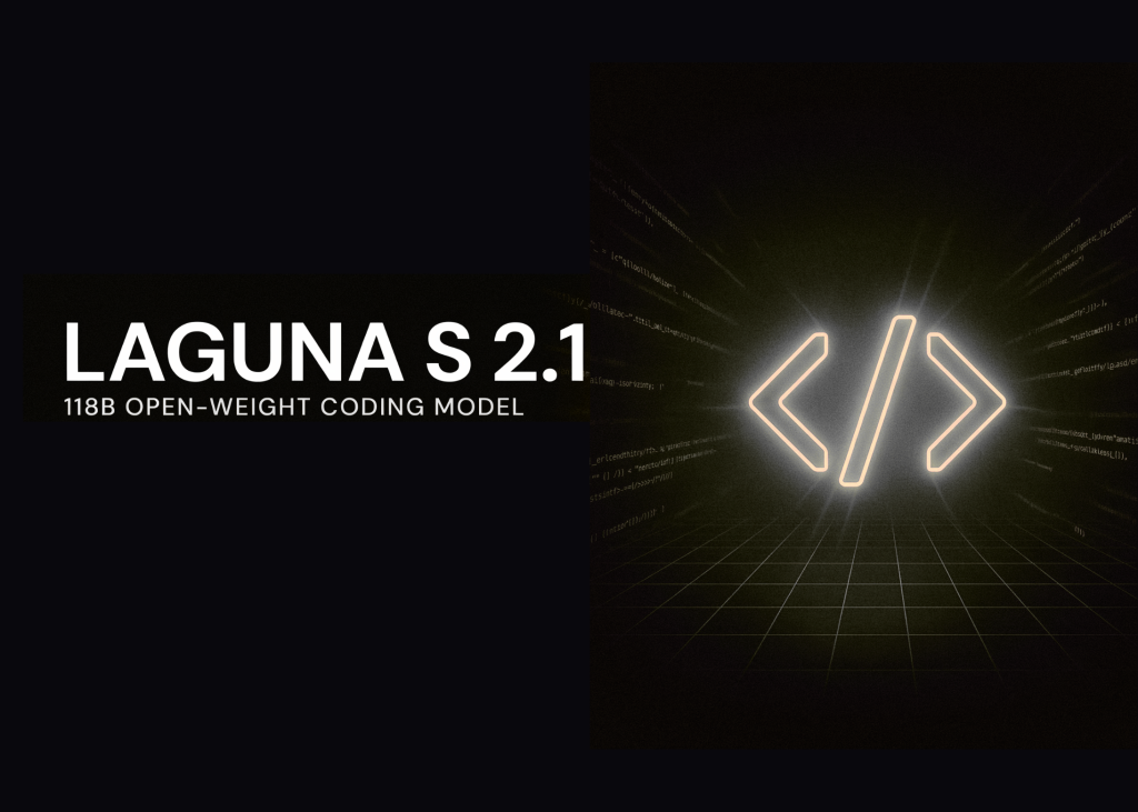poolside-releases-laguna-s-2.1,-an-open-weight-agentic-coding-model-punching-above-its-weight-class-on-swe-bench-multilingual