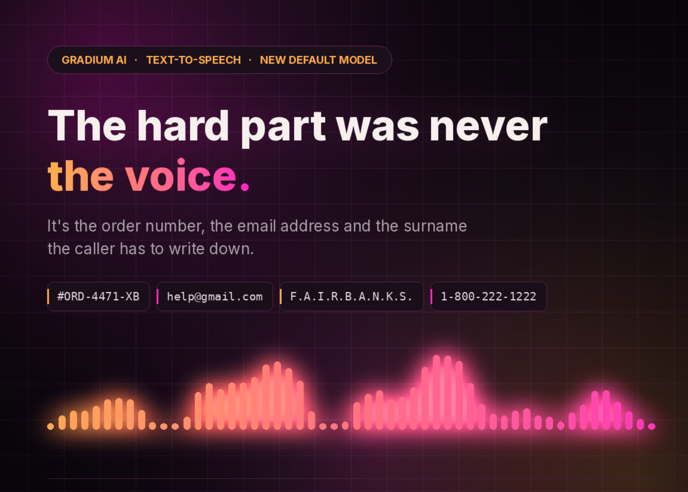 gradium-ai-releases-new-default-tts-model:-81.0%-hard-case-pass-rate-at-216-ms-time-to-first-audio