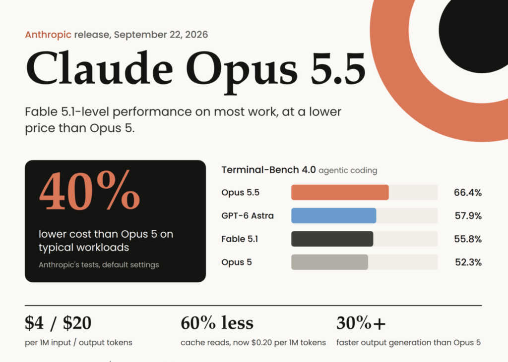 anthropic-releases-claude-opus-55:-fable-5.1-level-performance-at-40%-lower-running-cost-than-opus-5