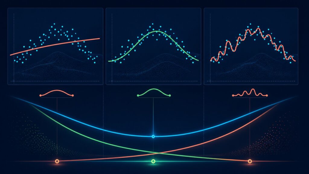 what-is-the-bias–variance-tradeoff?-underfitting-and-overfitting-explained